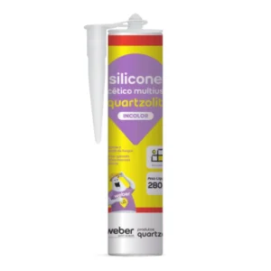 SILICONE ACETICO MULTIUSO TRANSP QUART 280GR
