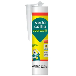 VEDA CALHA QUARTZOLIT CINZA 280 GR